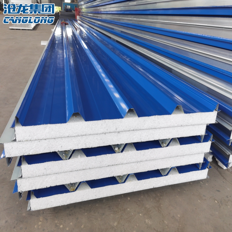 Easy Installation insulated panneau sandwich eps exterior foam wall panels roofing panels