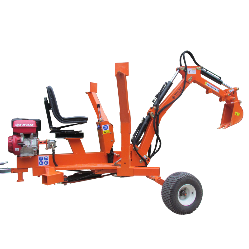 ATV Tows 9HP 15HP Gasoline Petrol Engine Motor Powered Backhoe Mini Excavator Farm Garden Forest Machine