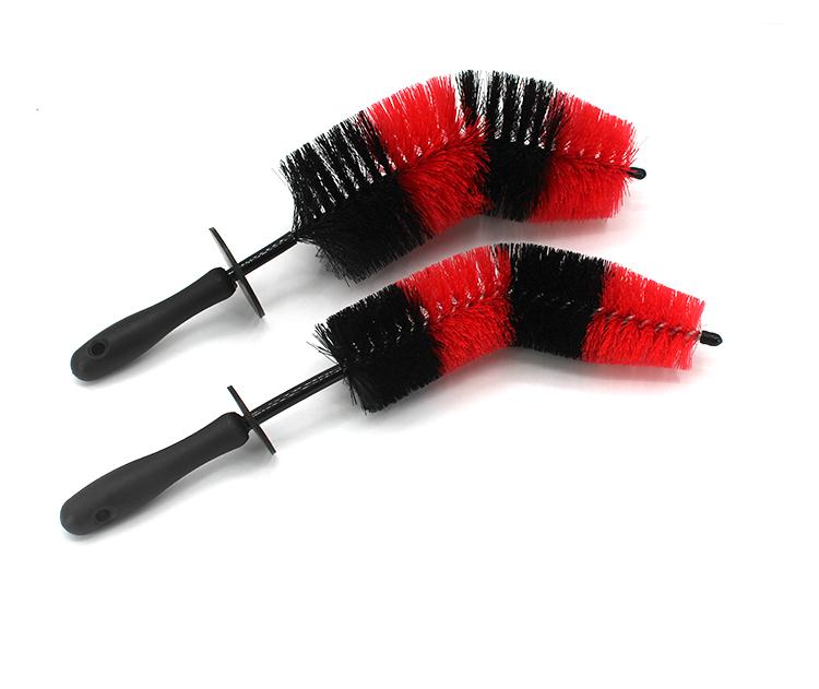 Tip tyre bell brush Multifunctional Soft Bristle Wheel and Rim Detailing Brush for Car