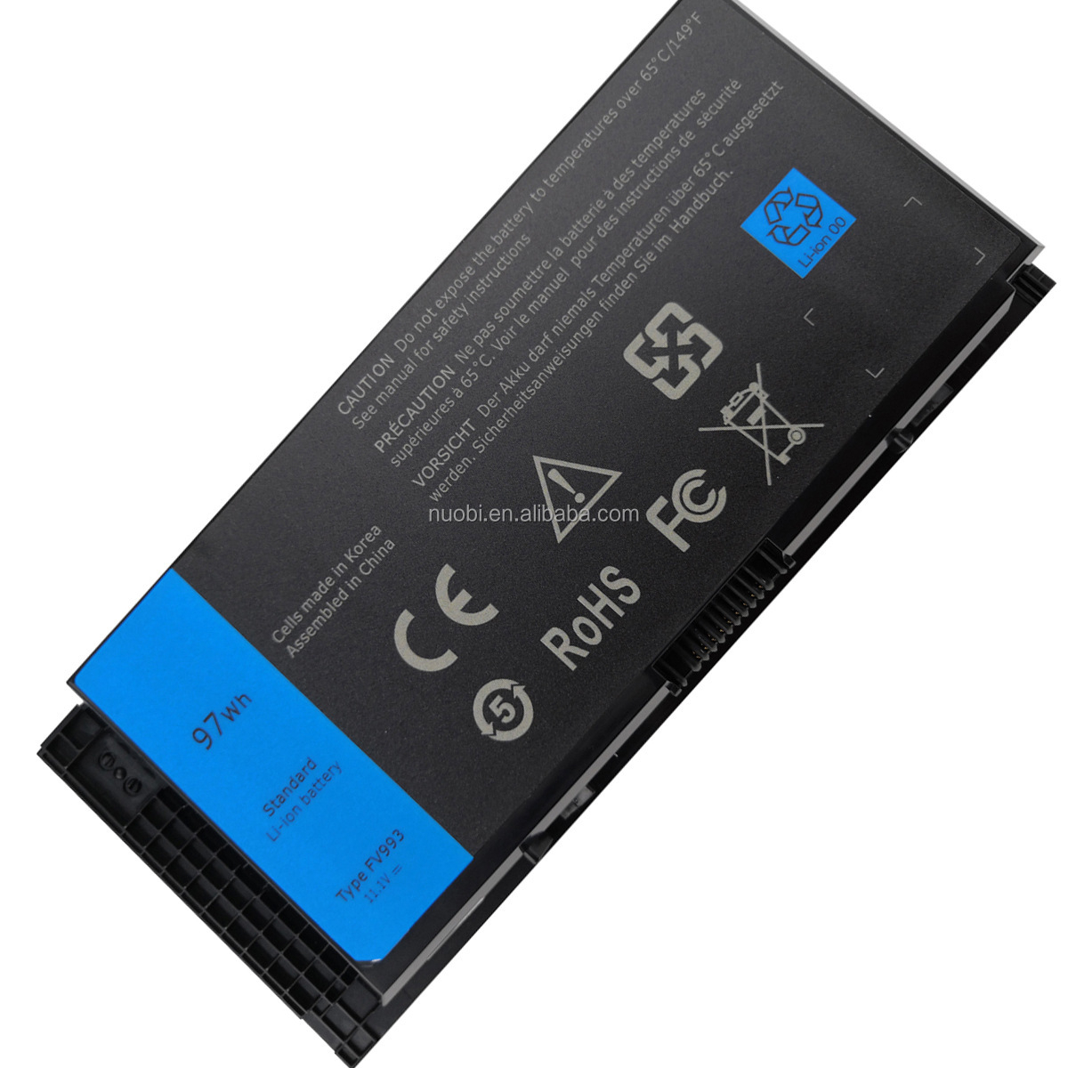 Nuobi Laptop Battery Factory Notebook Battery FV993 PG6RC Laptop Battery For Sale For De11Precision M6800 M4800 M6700 M4700 M660