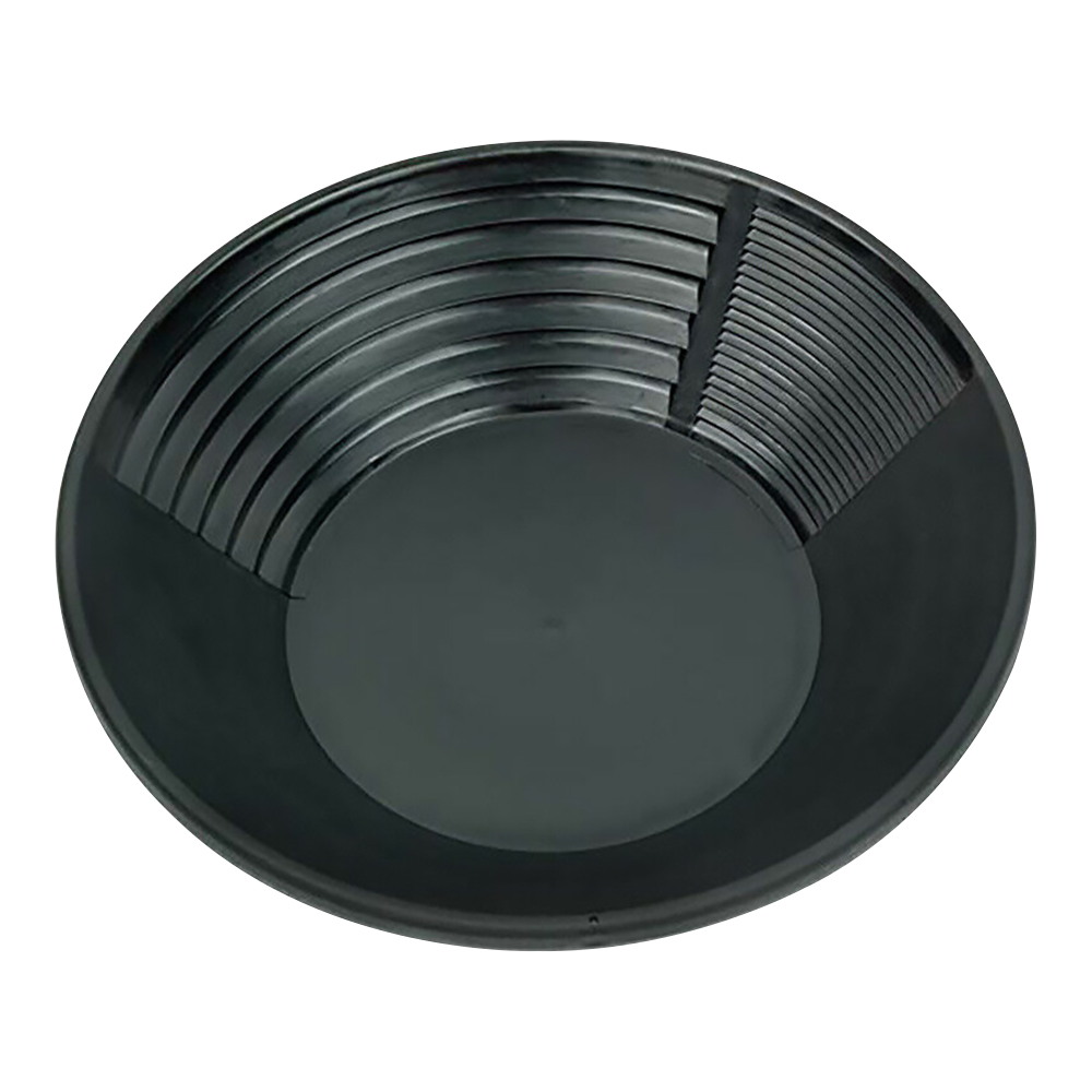 Black Plastic Gold Pan Basin Nugget Mining Dredging Prospecting for Sand Gold Mining Manual Wash Gold Panning Equipment
