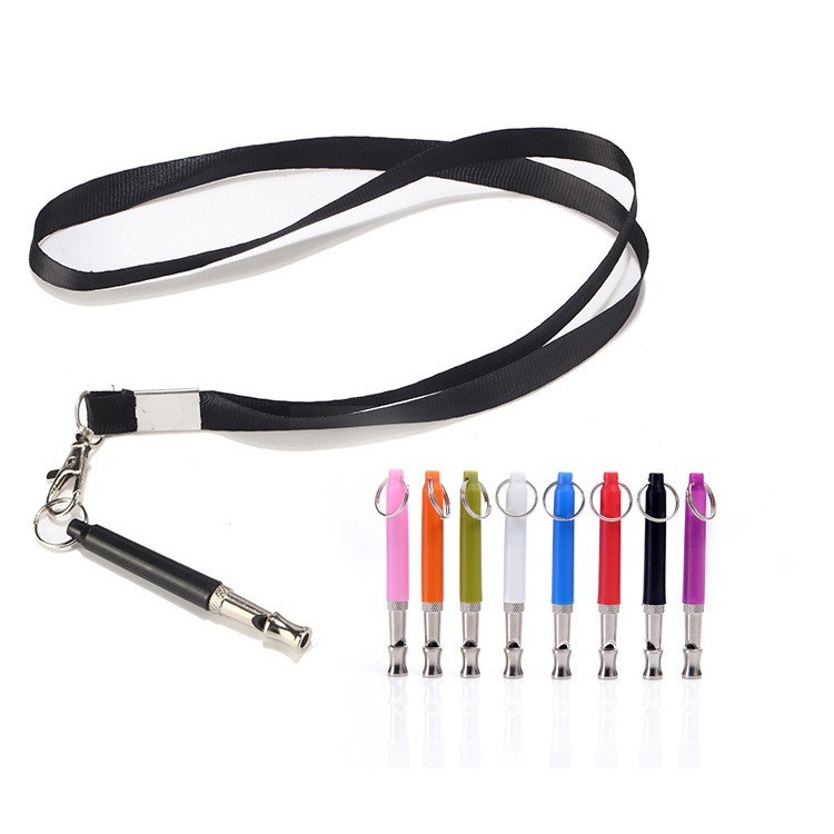 Wholesale Adjustable Pitch Ultrasonic Training Tool Bark Control Recall Stop Barking Professional Dog Whistle