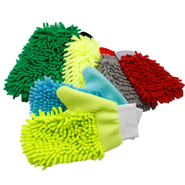 Gant de nettoyage Chenille /Gant de промывание de voiture RU микроволокно de nettoyage RU синель