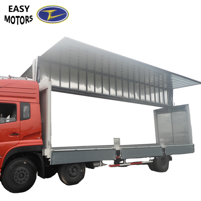 32-футовый алюминиевый крыльчатый фургон для тяжелого грузовика HINO FUSO, ISUZU NPR
