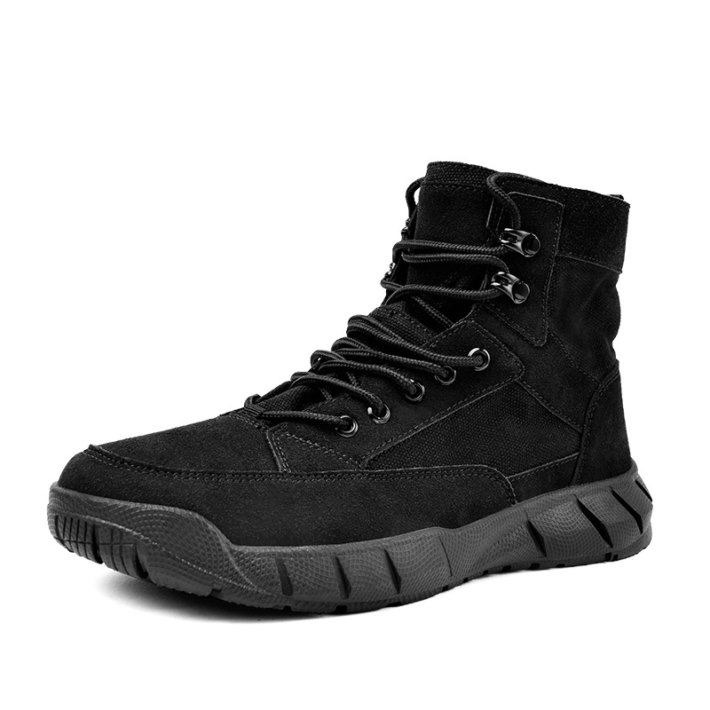SS-291 Camouflage Fashion Lightweight Adjustable Hiking Boots Military Shoes For Mens