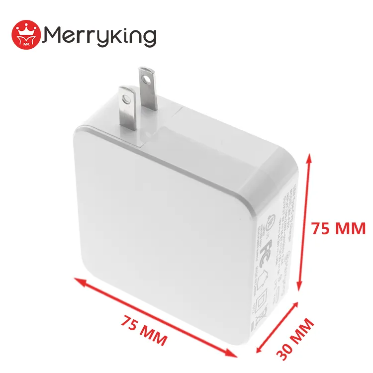 65w Adapter 2020 Foldable Plug 65W Type C Pd Quick Charger USB C PD 65w Power Adapter For Macbook Pro