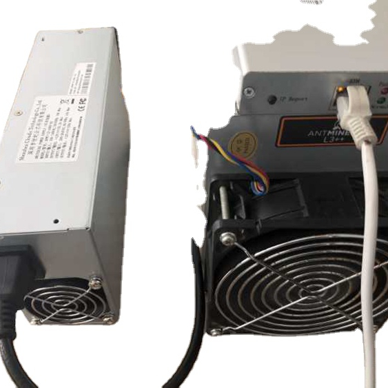 Bitmain новейший ANTMINER L3 ++ 580 м (с блоком питания) Scrypt Miner LTC Mining Machine antminer l3 +