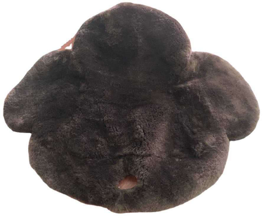 High Density Custom Shearling fur Saddles Pads Sheepskin Horse Saddle Pad for horse harness