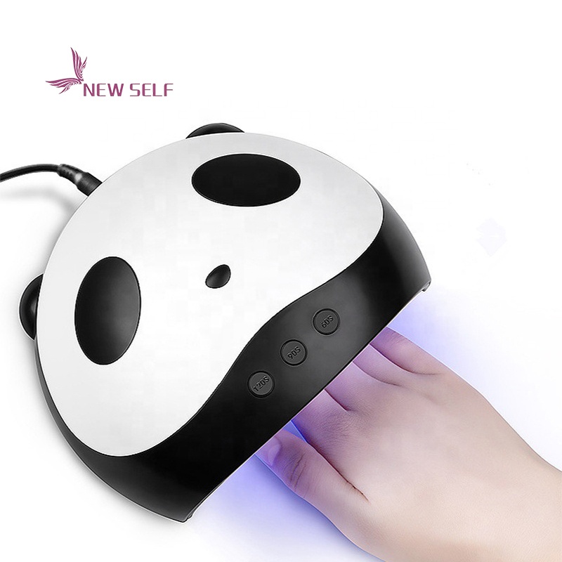 2021 новый дизайн Panda УФ светодиодная лампа для сушки ногтей УФ Экспресс-сушки гель акрил леча свет 3 в 1 Led/УФ-лампы для ногтей 36 Вт 24 Вт