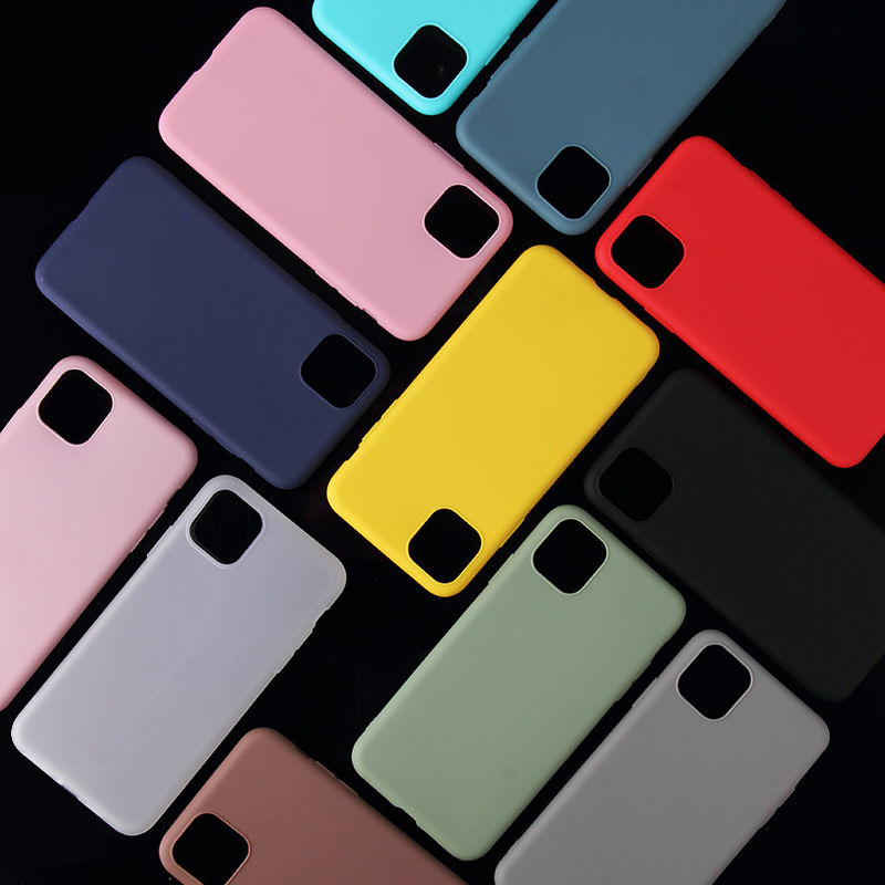 Китайский поставщик, матовый мягкий резиновый чехол для IPhone 6/7/8 Plus, матовый чехол для телефона из ТПУ для IPhone X/XS XR 11/12 Pro Max SE, чехол