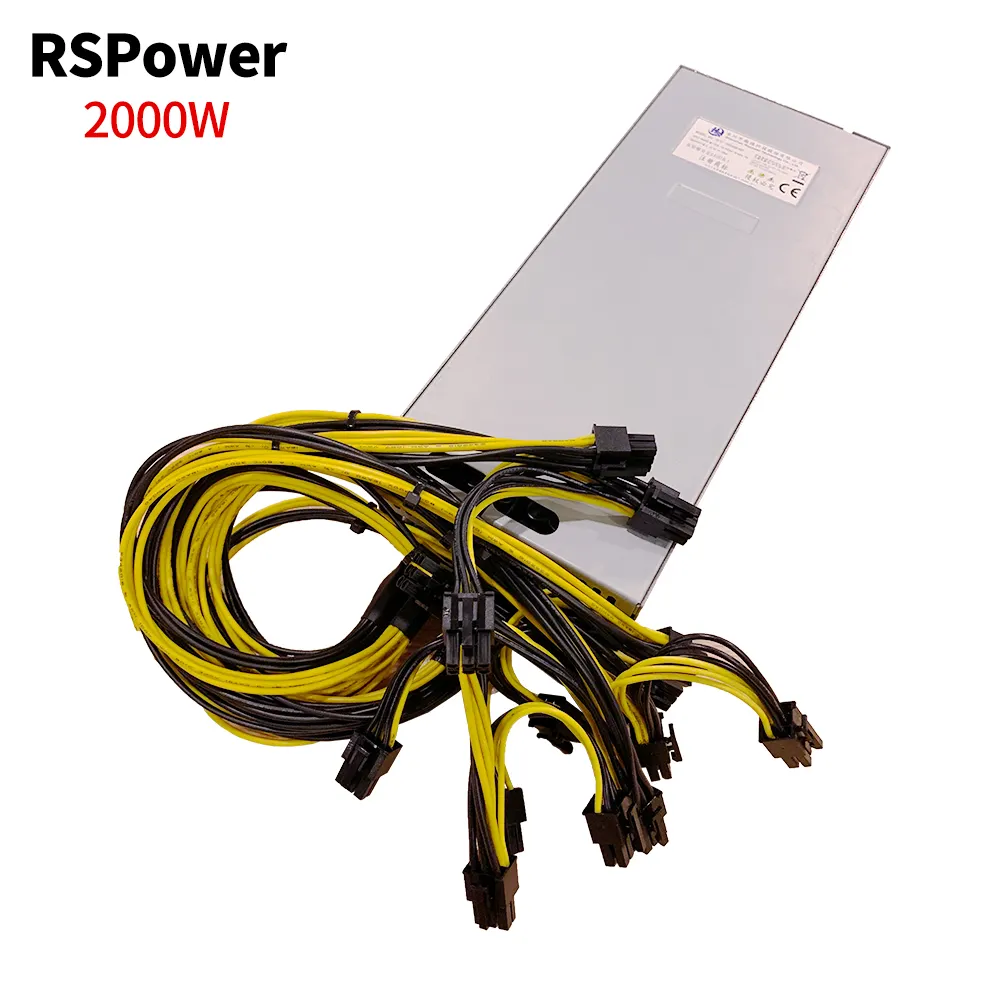 Btc горная машина Hanqiang Antminer S9k/S9/S9j/S9i Ebang e10.3/Avalon A921/A851 RSPower PSU 2000 Вт Питание для bitcoin m