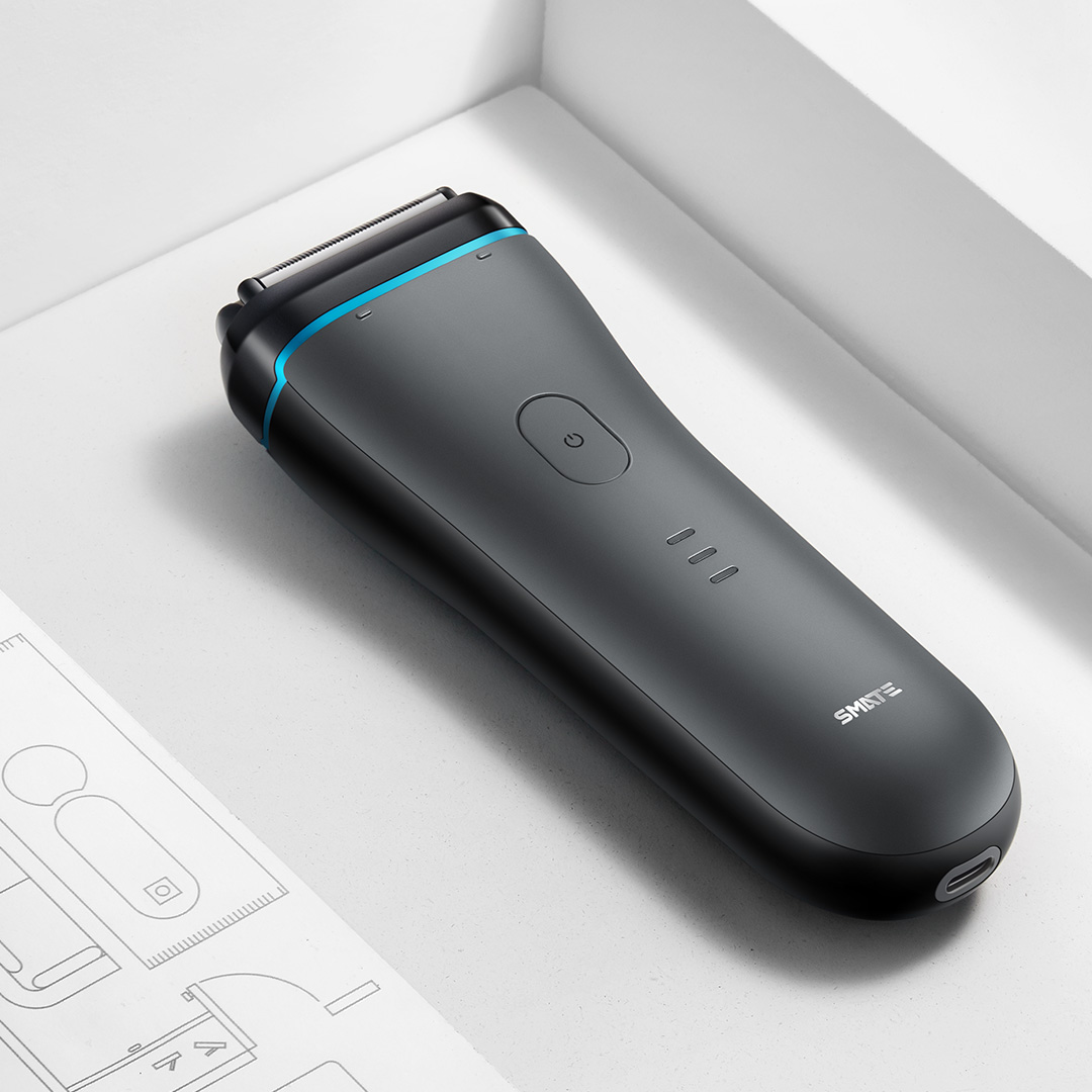 Для Xiaomi SMATE бритва с возвратно-поступательным движением с тремя лезвиями IPX7 USB аккумуляторная электрическая бритва триммер машинка для стрижки бороды и усов; Для мужчин