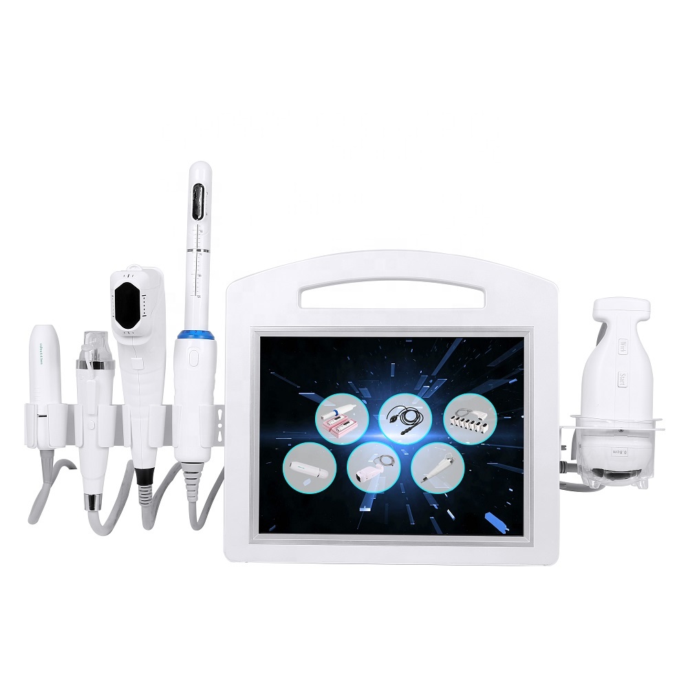 Новый стиль 5 в 1 4D Hifu 12 линий Vmax подтяжка кожи Liposonic тело похудение лифтинг лица вагинальная система подтяжки RF микрон