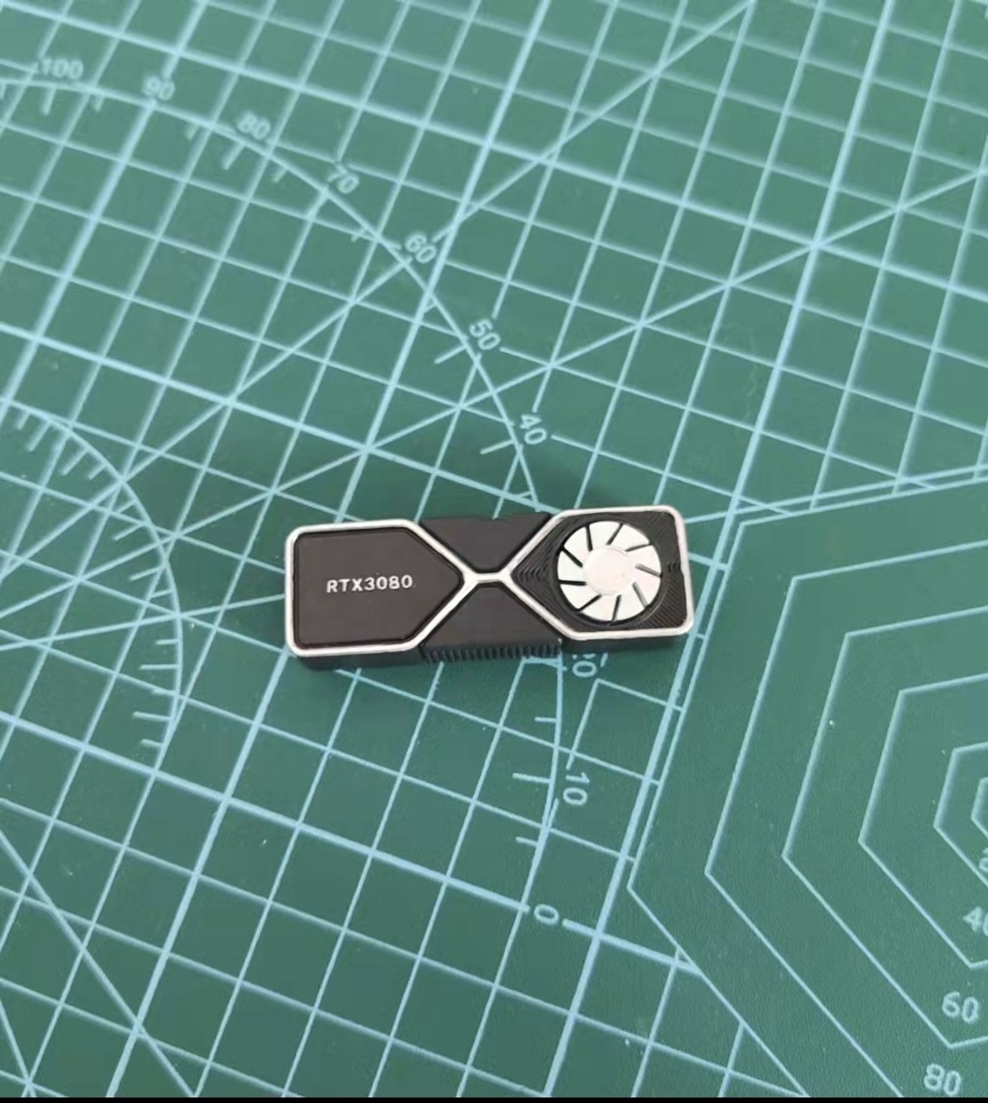 3D пресс-форма RTX 3080, графические карты, забавные поворотные клавиши переключения, ремесленные колпачки для ключей из смолы