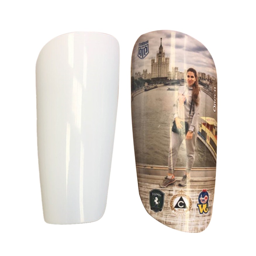 OEM ODM Custom Logo Sublimation Printing Soccer Football Shin Pads Blank Shin Guards