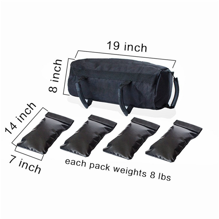 32lbs многофункциональная домашняя Спортивная Фитнес-тренировочная сумка с песком на заказ тренировочная взвешенная Песочная сумка с 4 внутренними маленькими сумками