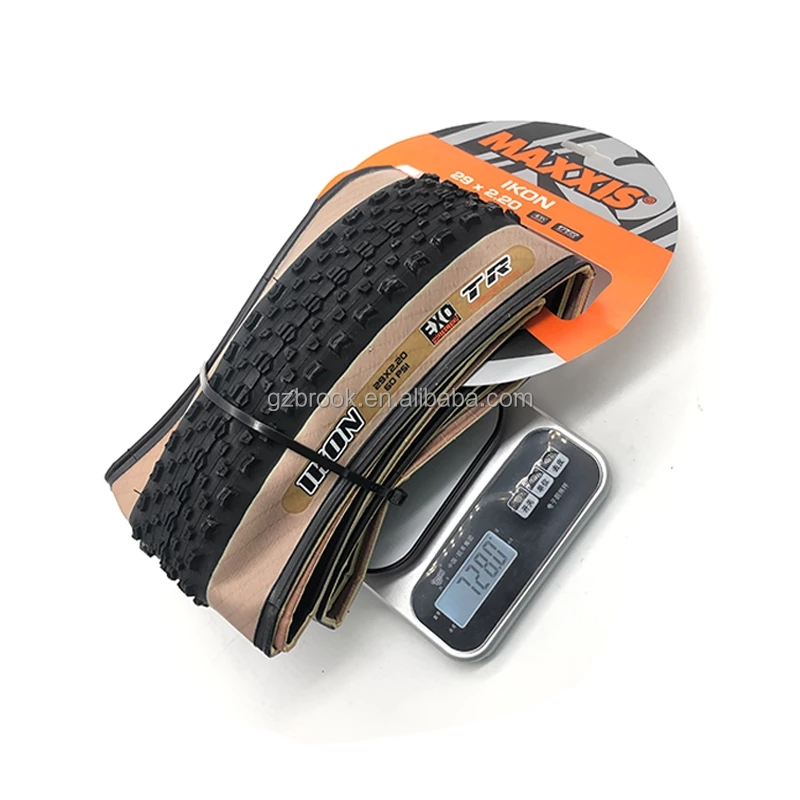 Бескамерная шина Maxxis IKON M319RU EXO/TR, 29x2,2 дюйма, черно-желтая велосипедная шина для горного велосипеда, складная шина