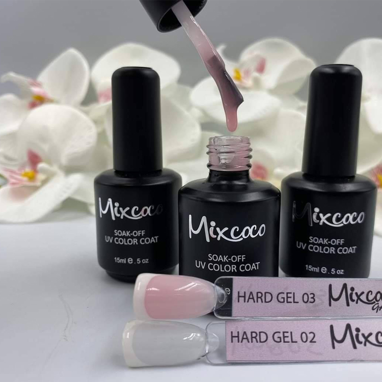 Органический моделирующий гель MIXCOCO в бутылке, отмачиваемый, фирменная этикетка, гель для ногтей, твердый УФ-моделирующий гель