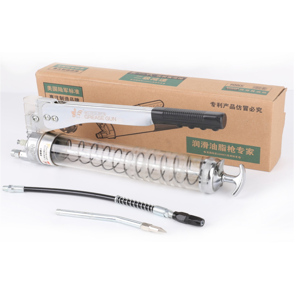 High Pressure Best hydraulic grease gun price With Flex Hose