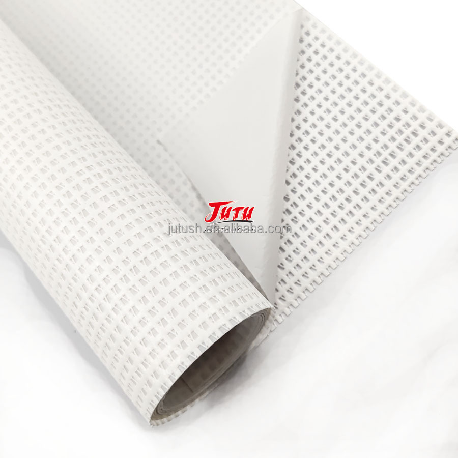 Customized Christmas hanging pvc mesh fabric banner full color printing outdoor mesh banner
