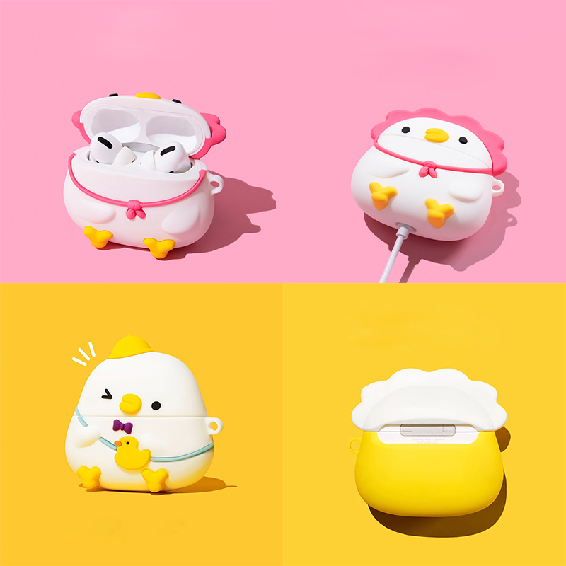 Силиконовый чехол BOORUI с высоким символом для телефонов, милый чехол для airpods, защитный чехол с 3d рисунком для airpods 1/2 pro