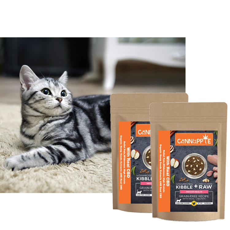 High Grade Factory Premium Hemp Extracts Egg Yolk High Protein Lara Interactive Happy Cat Food Treat Dry
