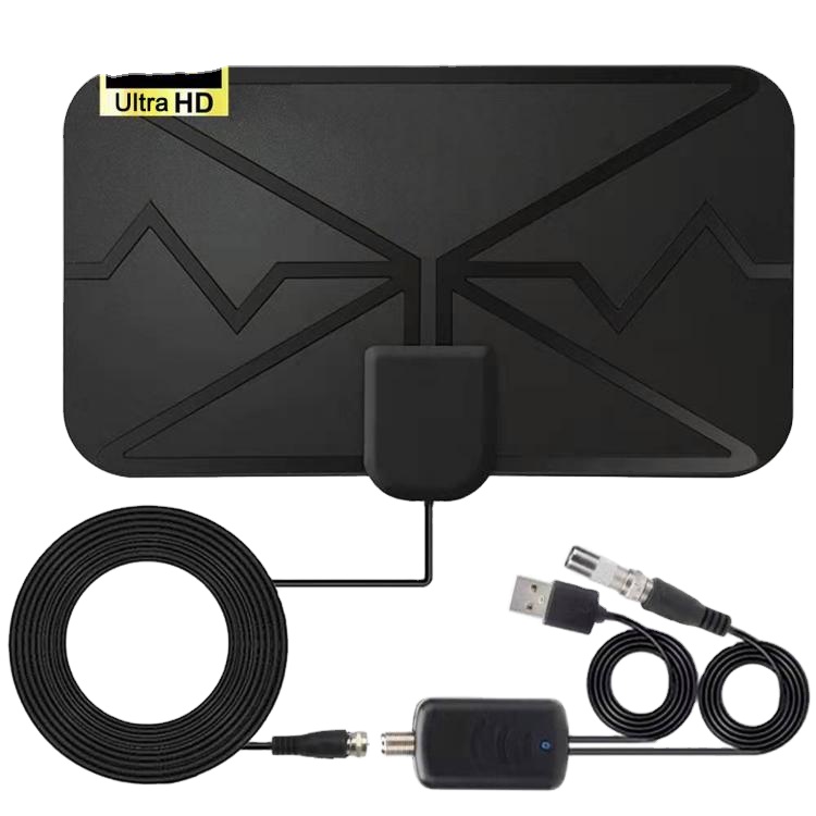 4K Digital Indoor TV Antenna with Signal Amplifier DVB-T HD TV Digital Antenna for More Channels