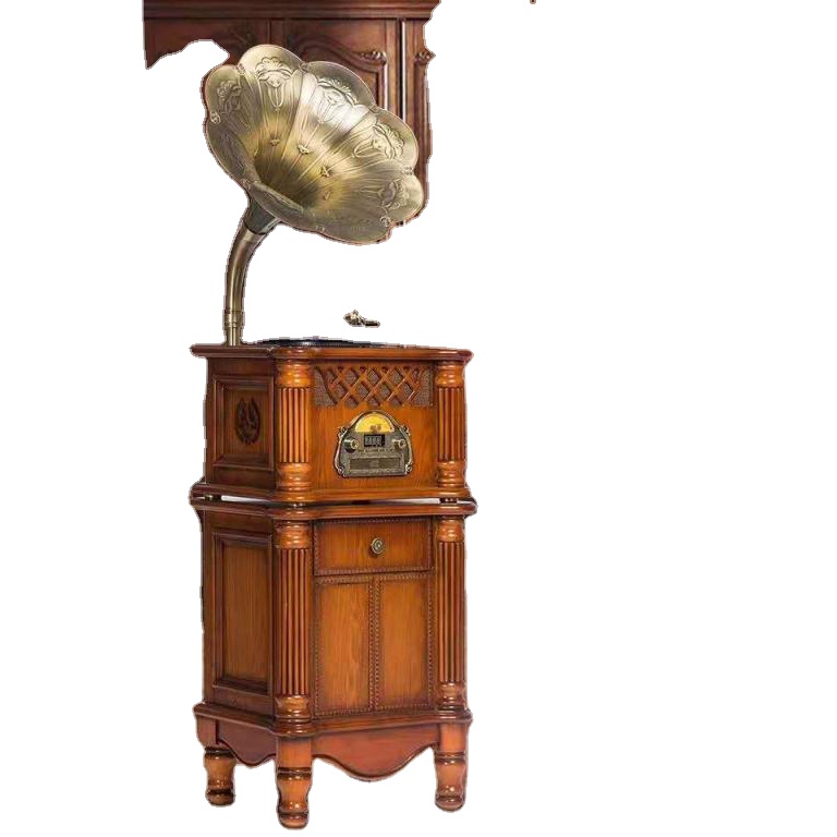 Special European and American retro vintage phonograph speakers Vinyl record player CD player