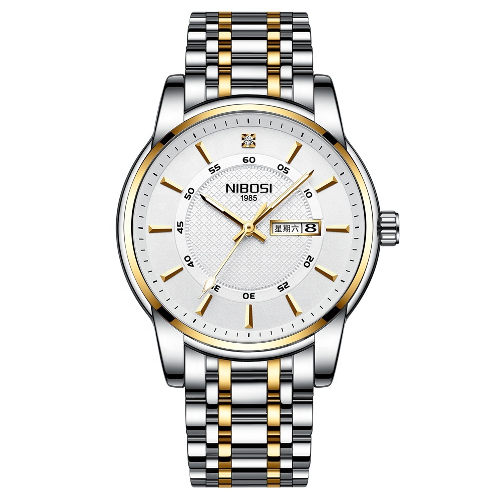 NIBOSI 2381 Top Brand Luxury Men's Watch Sports And Leisure Quartz Men's Watch Military Waterproof Watch