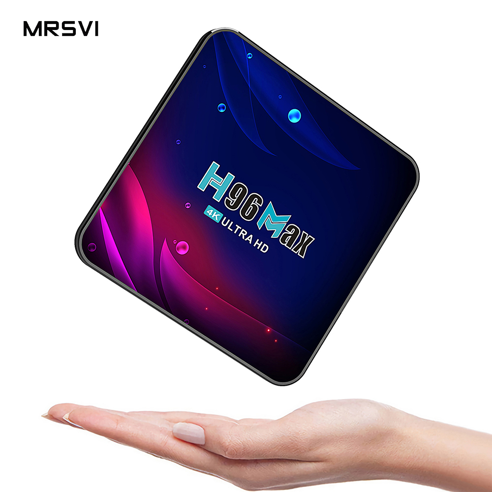 H96 MAX V11 4k smart tv box Android 11,0 2,4G 5Ghz двухдиапазонный WiFi медиаплеер телеприставка