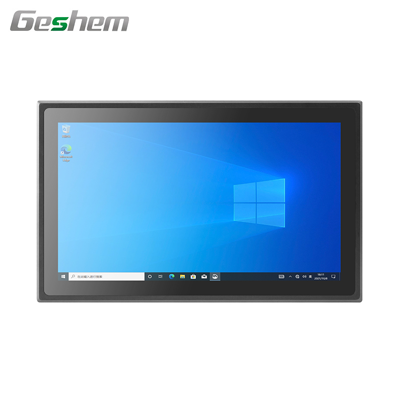 21 дюймовый Windows Linux OS емкостный сенсорный экран Встроенный безвентиляторный планшет промышленный панельный ПК