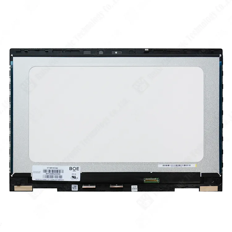 Riss LCD Screen NT156FHM-N62 With Touch Digitizer +Frame Assembly For HP Envy X360 15-cn