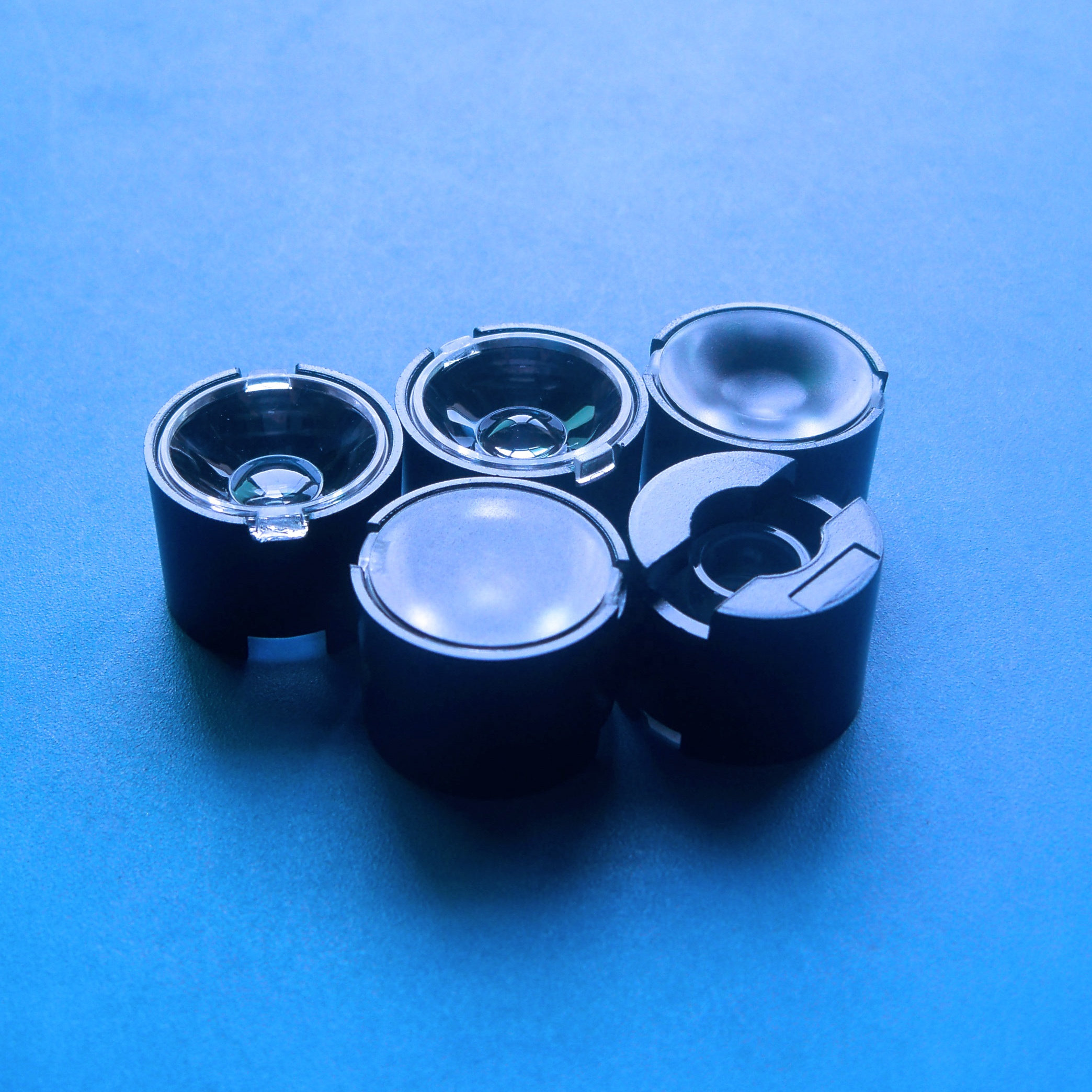 High quality 60degree 16.5mm with holder IR Led lens for Luxeon K2 Seoul P4 Edixeon Prolight LEDs HX-IR16-60