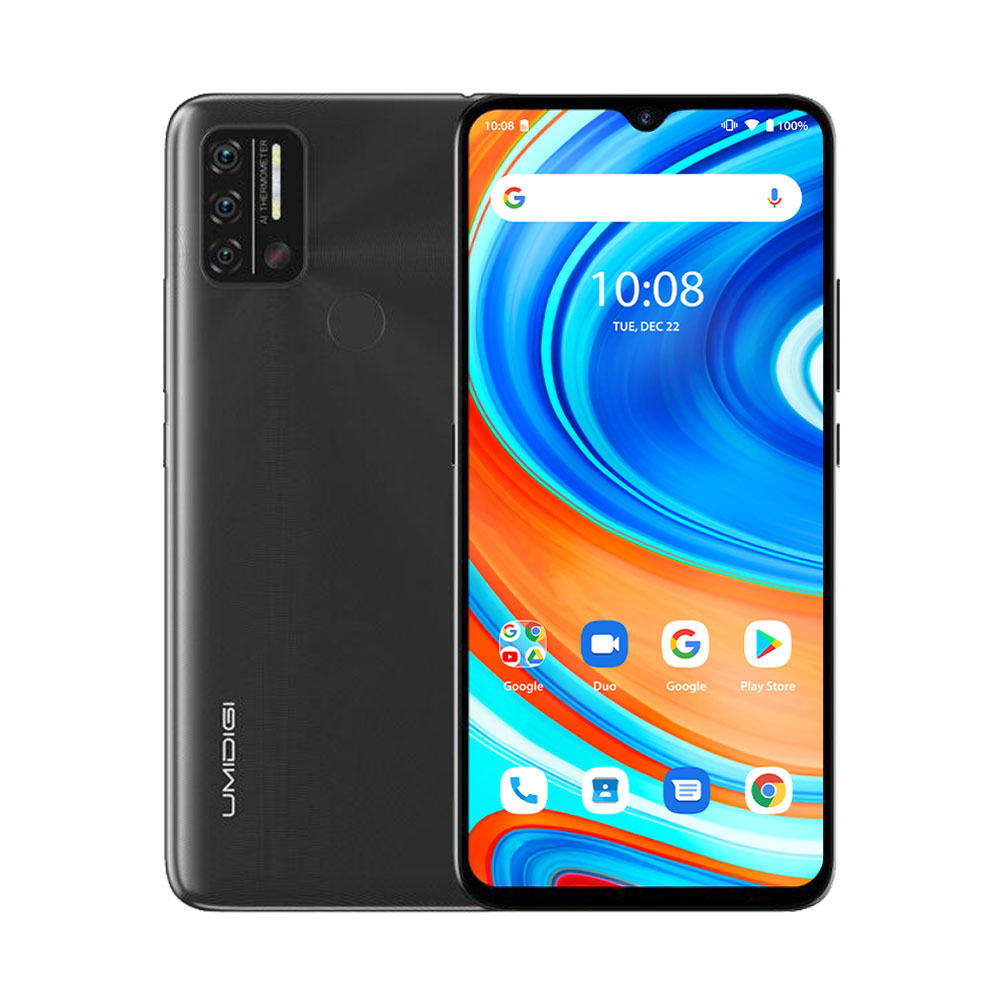 2021 Новый UMIDIGI A9 Android 11 мобильного телефона держатель сим слот 6,53 "распознавания лиц и 3 Гб оперативной памяти, 64 Гб встроенной памяти, 13MP Тройная камера Восьмиядерный 5150 мАч для смартфонов
