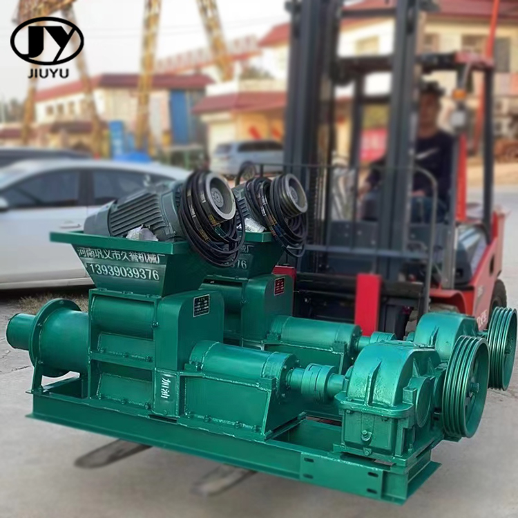 JIUYU PM250 Clay brick making machine soil mud mixing extrusion molding Pug mill