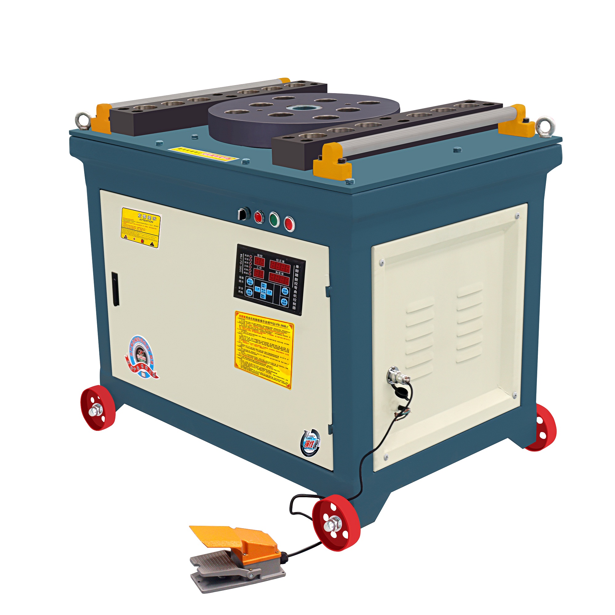 Steel Bar Bending Machinery Good Quality 380V / Customised GW60 55mm CNC Rebar Bending Machines For Sale