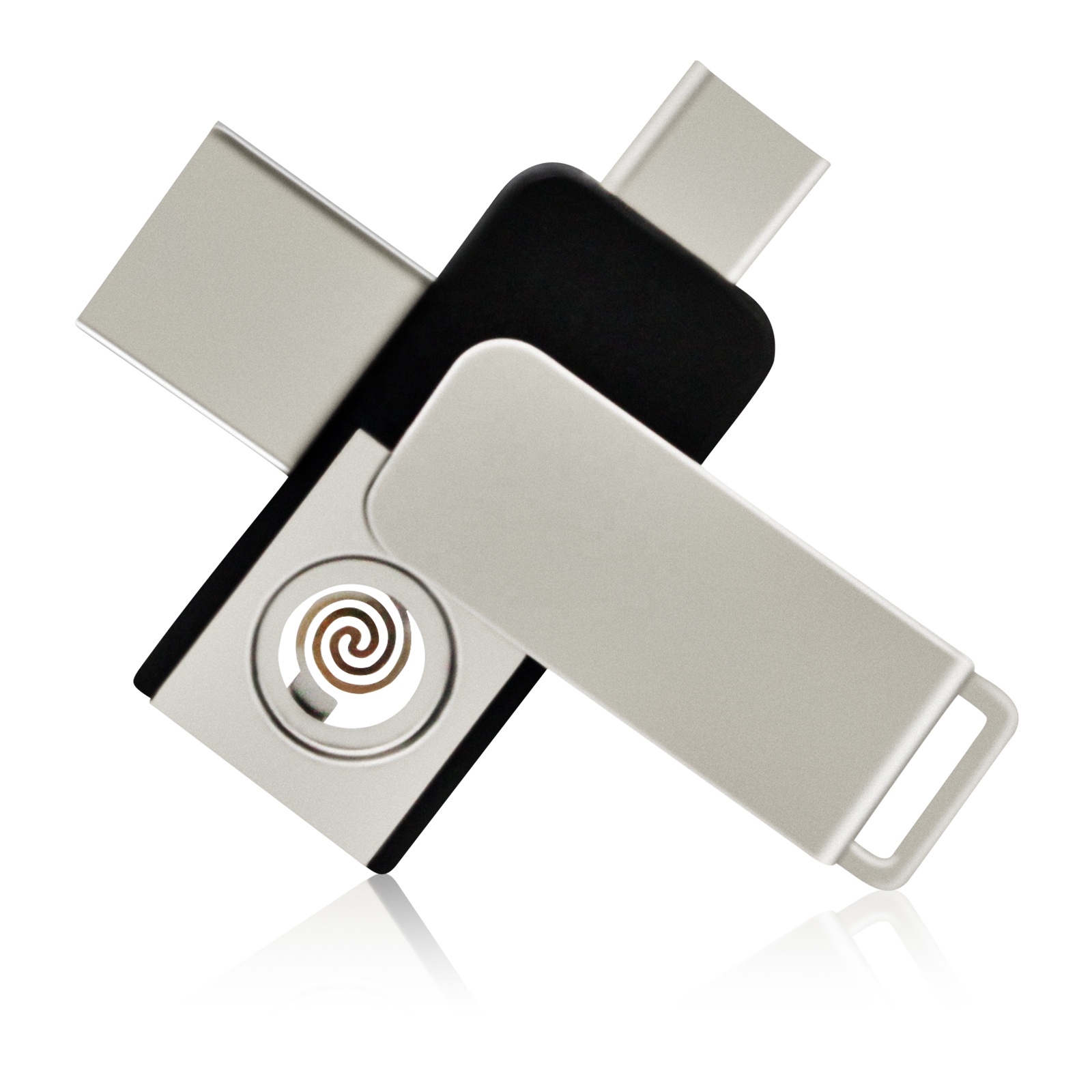 PU258 Cigarette Lighter Swivel U disk Custom Logo Pen Stick 2 in 1 USB Flash Drives