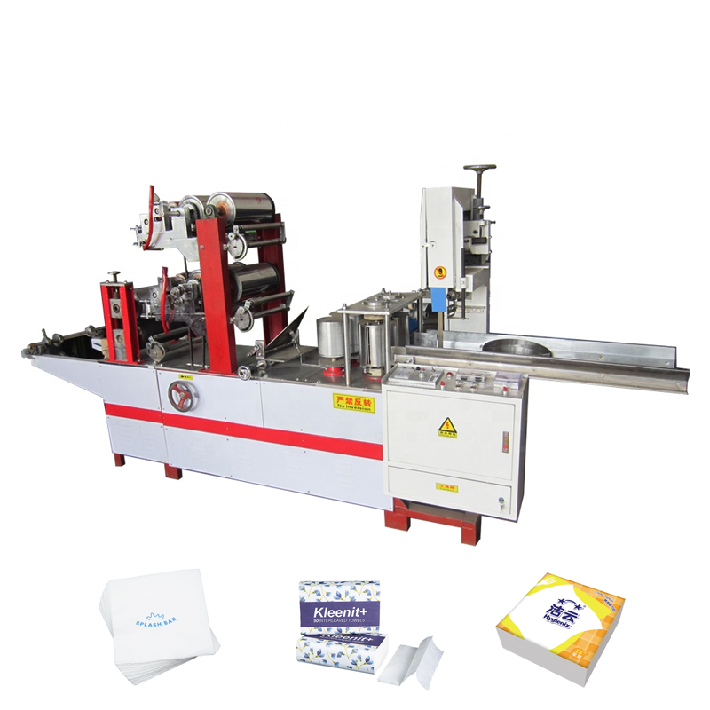 PLC Control Logo Printing Machine On Napkins Napkin Printing Machine