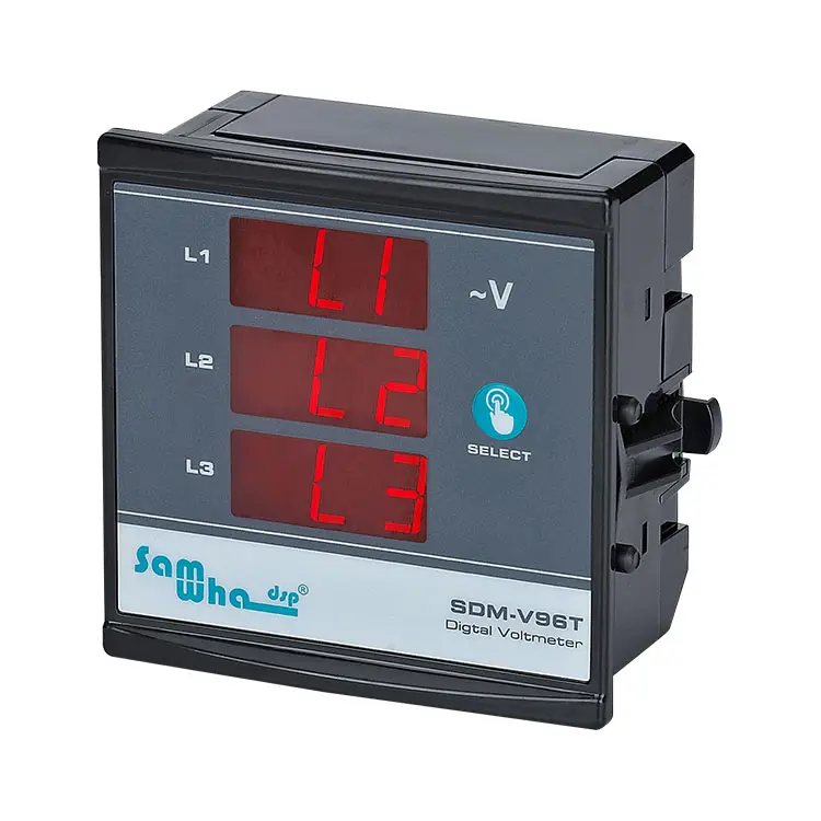 Digital Voltmeter 50/60Hz Operating Frequency SDM-V96T Volt Meter Mini Digital Voltmeter