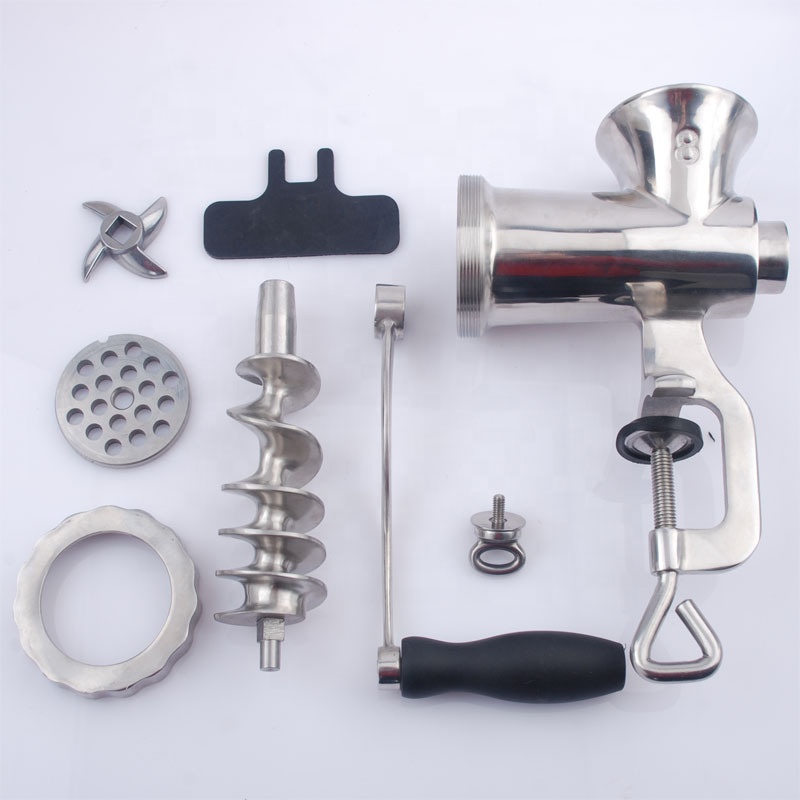 High cost performance household stainless steel multi-function mini manual iron meat grinder