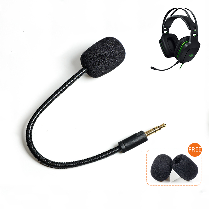 Replacement Microphone Boom Replacement headphone mic for razer Electra V2 Gaming headset