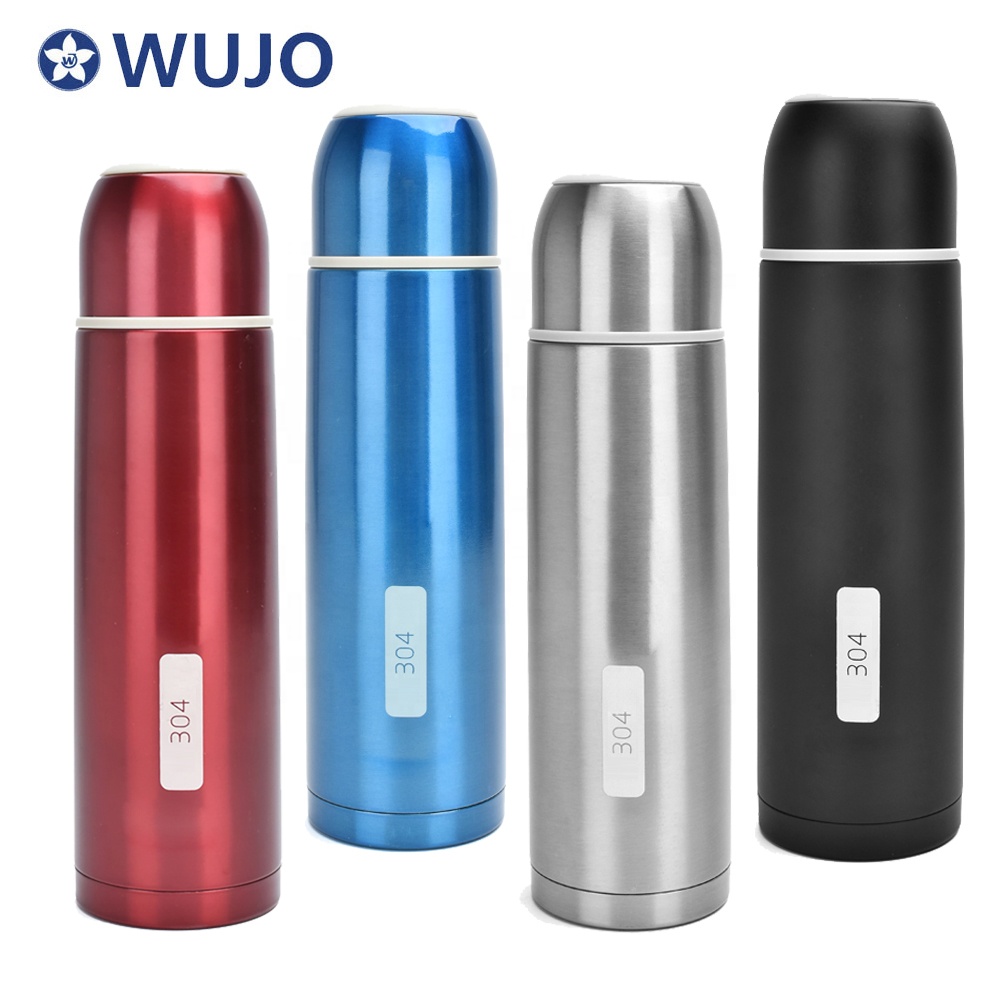 Термос WUJO из нержавеющей стали с логотипом на заказ
