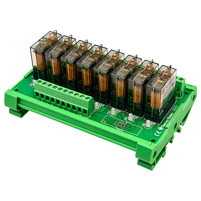 HF 8-канальный видеорегистратор PLC промежуточное электромагнитное реле Модуль 12v24v транзистор DC защиты плата управления
