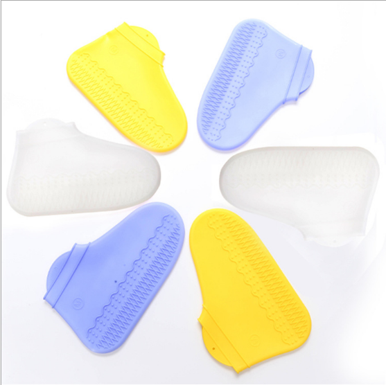 Silicone overshoes rain waterproof reusable durable Unisex Shoe Covers Protectors Rain Boots