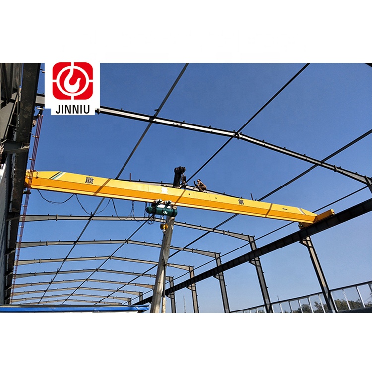 indoor single beam 1 ton hoist lifting 5ton bridge crane for sale