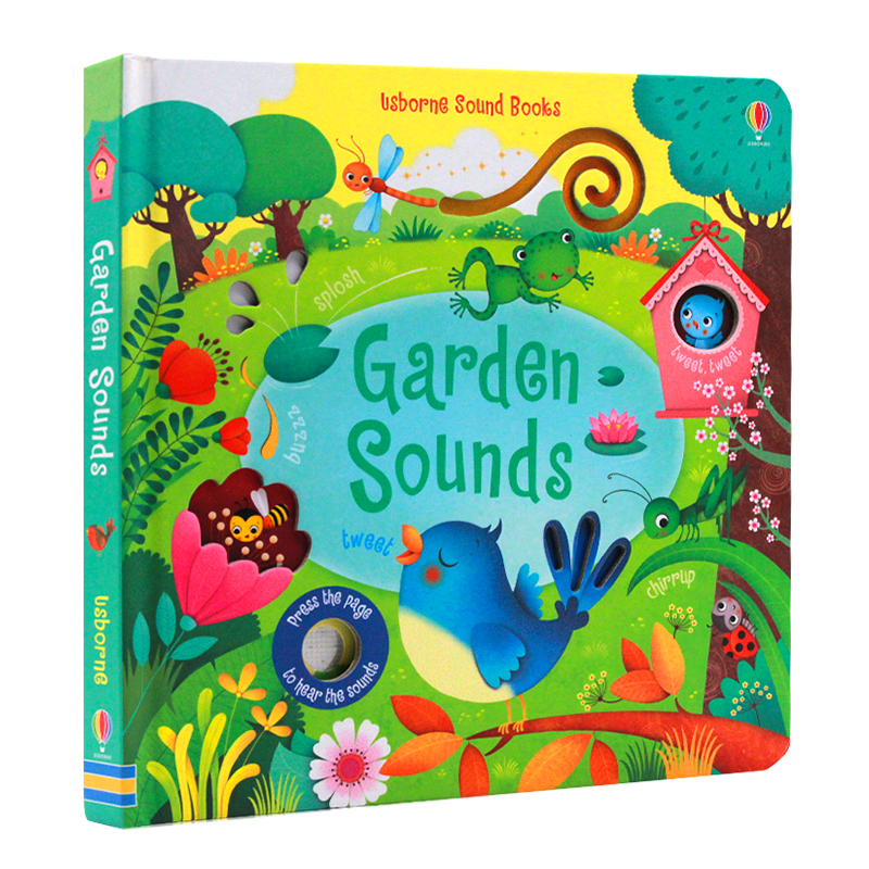 Usborne Jungle Sounds детская книга для просвещения восприятия когнитивного прикосновения и ощущения