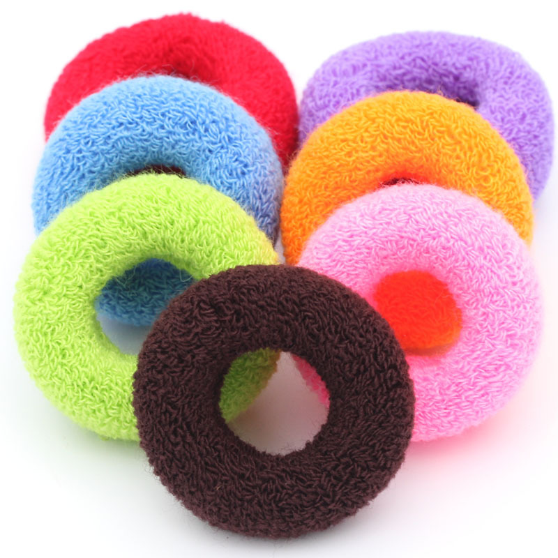 Elastic Knitting Hair Bands Set для Women и Girls, Soft Scrunchies, Hair Ties, Solid, Cute, kids, Accessories