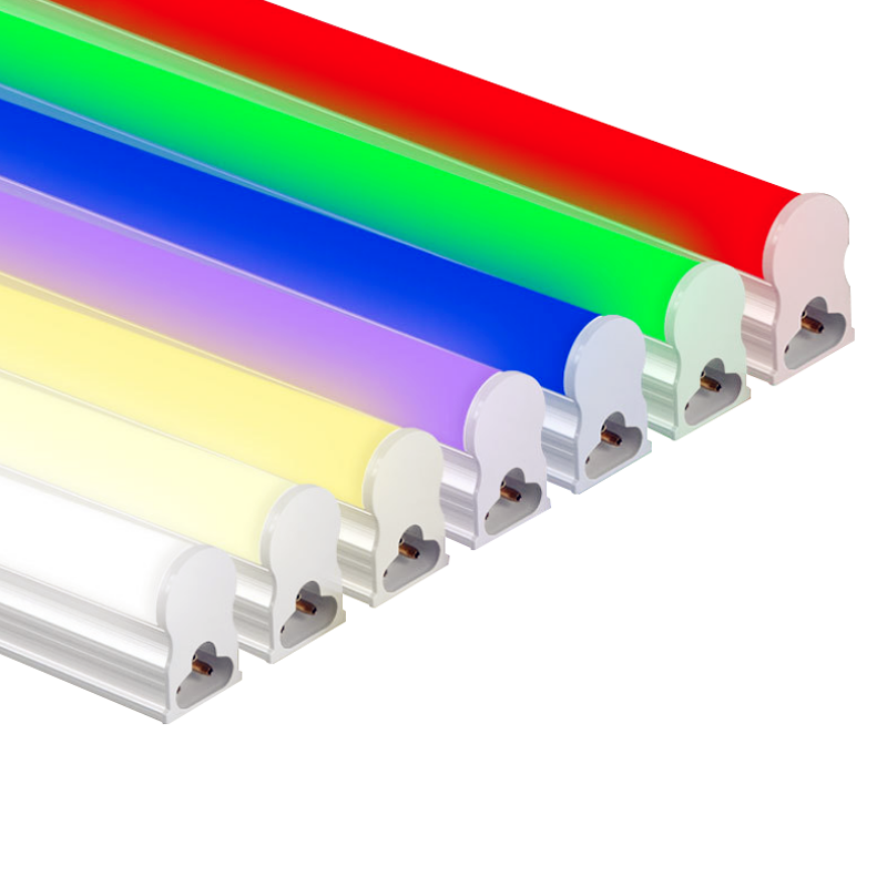 Лм/Вт RGB-Цвет Красный Синий Зеленый Желтый Розовый Фиолетовый светильник-трубка светодиодная RGB-трубка