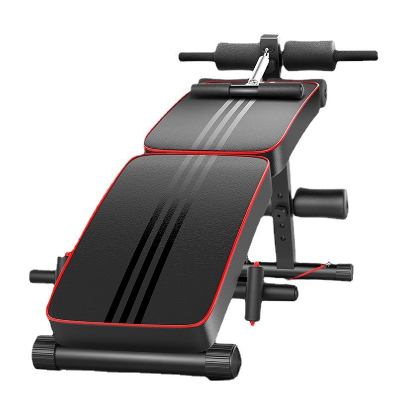 Rouser Fitness Foldable AB Exercise Machine Adjustable Sit Up Bench Multifunctional Gym Equipment Home Fitness Accessories