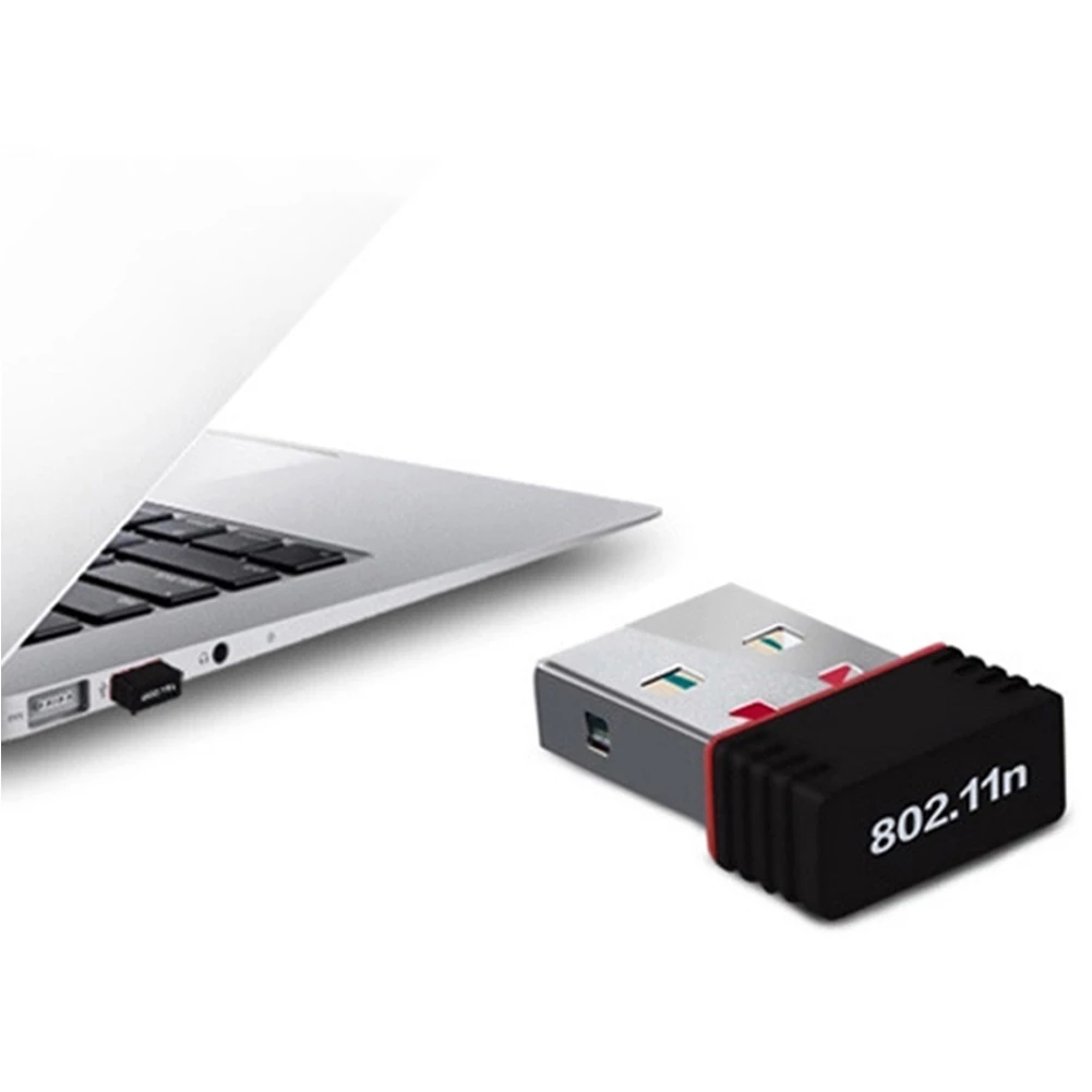 Адаптер для чипсета RTL8188, usb wifi USB 2,0 Wi-Fi Сетевая Карта 802.11n 150M usb Wi-Fi адаптер для ПК